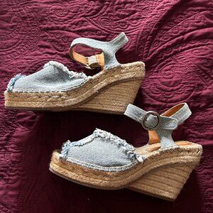 Rag and Bone Santiago wedge espadrille heels 8
